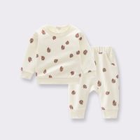 Casual Solid Color Cotton Baby Rompers sku image 11