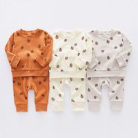 Casual Solid Color Cotton Baby Rompers main image 4