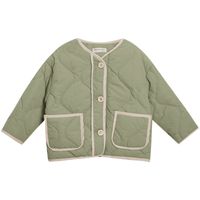 Cute Solid Color Cotton Polyester Boys Outerwear main image 5