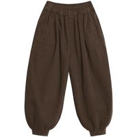 Cute Solid Color Cotton Polyester Boys Pants main image 3
