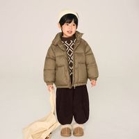 Simple Style Solid Color Polyester Nylon Boys Outerwear main image 2