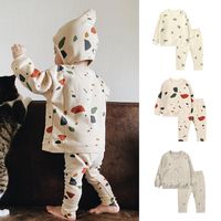 Simple Style Color Block Cotton Baby Clothing Sets main image 1