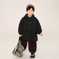 Cute Solid Color Polyester Nylon Boys Outerwear main image 5