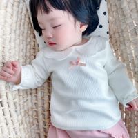Cute Solid Color Bow Knot Cotton Hoodies & Sweaters main image 4