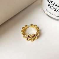 Simple Style Geometric Brass Adjustable Ring In Bulk sku image 1