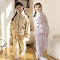 Simple Style Classic Style Cartoon Polyester Underwear & Pajamas main image 3