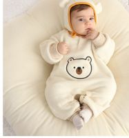 Casual Bear Polyester Baby Rompers main image 4