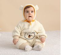Casual Bear Polyester Baby Rompers main image 2