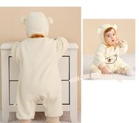 Casual Bear Polyester Baby Rompers main image 1