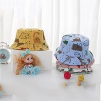 Children Unisex Cute Dinosaur Bucket Hat main image 4