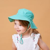 Children Unisex Cartoon Style Cute Solid Color Printing Bucket Hat main image 4
