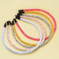 Women's French Style Simple Style Colorful Plastic Sequins Hair Band main image 5