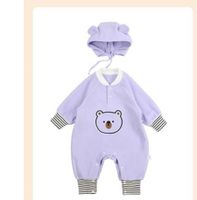 Casual Bear Polyester Baby Rompers sku image 6