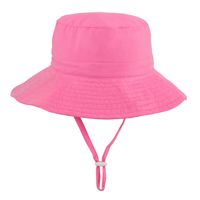 Children Unisex Vacation Solid Color Bucket Hat sku image 1