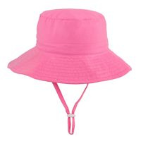 Children Unisex Vacation Solid Color Bucket Hat sku image 2