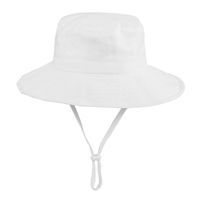 Children Unisex Vacation Solid Color Bucket Hat sku image 5