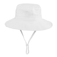 Enfants Unisexe Vacances Couleur Unie Chapeau Seau sku image 5