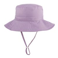 Children Unisex Vacation Solid Color Bucket Hat sku image 7