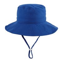 Children Unisex Vacation Solid Color Bucket Hat sku image 3