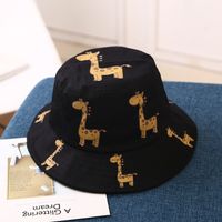 Children Unisex Cute Animal Printing Bucket Hat sku image 3