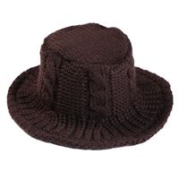 Women's Basic Solid Color Flat Eaves Bucket Hat main image 5