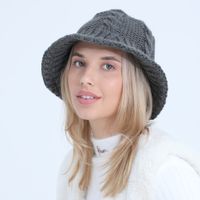 Women's Basic Solid Color Flat Eaves Bucket Hat sku image 4