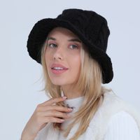 Women's Basic Solid Color Flat Eaves Bucket Hat sku image 3
