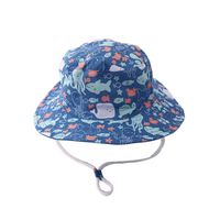 Girl's Simple Style Classic Style Color Block Printing Bucket Hat main image 4