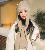 Women's Basic Simple Style Solid Color Knit Printing Tassel Scarf main image 4