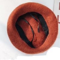 Women's Classic Style Solid Color Eaveless Beret Hat main image 3