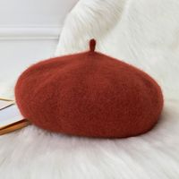 Women's Classic Style Solid Color Eaveless Beret Hat sku image 7
