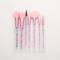 Simple Style Commute Artificial Fiber Plastic Plastic Handle Makeup Brushes 1 Set sku image 2