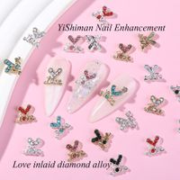 Valentine's Day Simple Style Heart Shape Plastic Nail Patches 10 Pieces main image 5