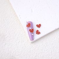 Valentine's Day Sweet Simple Style Heart Shape Plastic Nail Patches 10 Pieces sku image 2