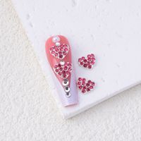 Valentine's Day Sweet Simple Style Heart Shape Plastic Nail Patches 10 Pieces sku image 1