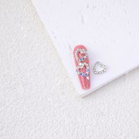 Valentine's Day Sweet Simple Style Heart Shape Plastic Nail Patches 10 Pieces sku image 8