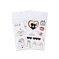 Valentine's Day Heart Shape Plastic Tattoos & Body Art 1 Piece main image 3