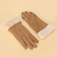 Women's Retro Simple Style Solid Color Gloves 1 Piece main image 4