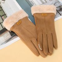 Women's Retro Simple Style Solid Color Gloves 1 Piece main image 3