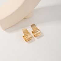 1 Pair Ig Style Cool Style Solid Color Alloy Ear Studs main image 5