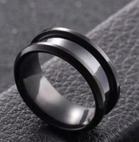 Simple Style Commute Heart Shape Stainless Steel Polishing Men's Rings sku image 1