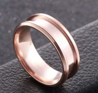Simple Style Commute Heart Shape Stainless Steel Polishing Men's Rings main image 2
