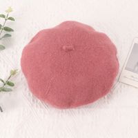 Women's Simple Style Solid Color Printing And Dyeing Eaveless Beret Hat sku image 9