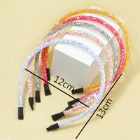 Women's French Style Simple Style Colorful Plastic Sequins Hair Band main image 2