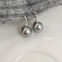 Simple Style Pearl Alloy Stoving Varnish Artificial Pearls Women's Ear Studs 1 Pair sku image 34