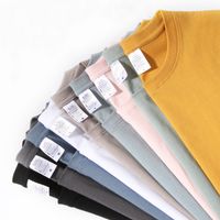 Männer T-Shirt Kurzarm T-Shirts Basic Einfarbig main image 7