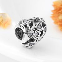 Romantic Heart Shape Sterling Silver Inlay Zircon Jewelry Accessories main image 9