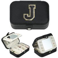 Casual Letter Solid Color Pu Leather Jewelry Boxes sku image 3