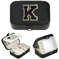 Casual Letter Solid Color Pu Leather Jewelry Boxes sku image 4