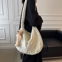 Women's Nylon Solid Color Vacation Square Zipper Shoulder Bag main image 3